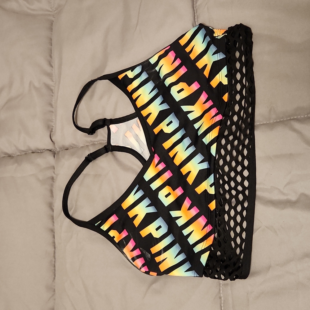 pink sport bra